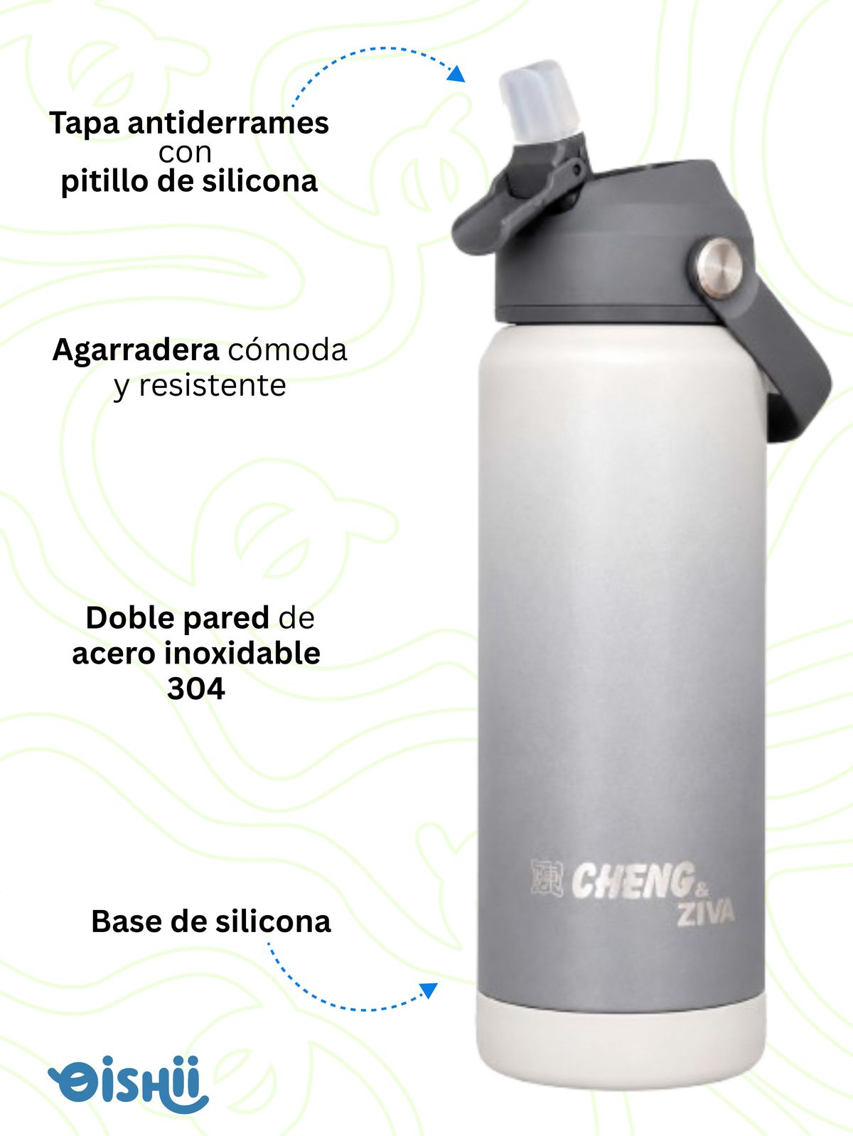 MIZU  Gris Degrade blanco | 710 ml