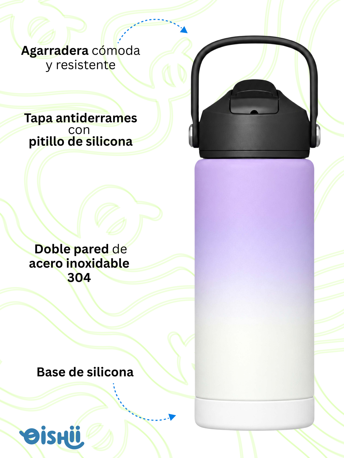 MIZU Morado Degradado Blanco | 535 ml