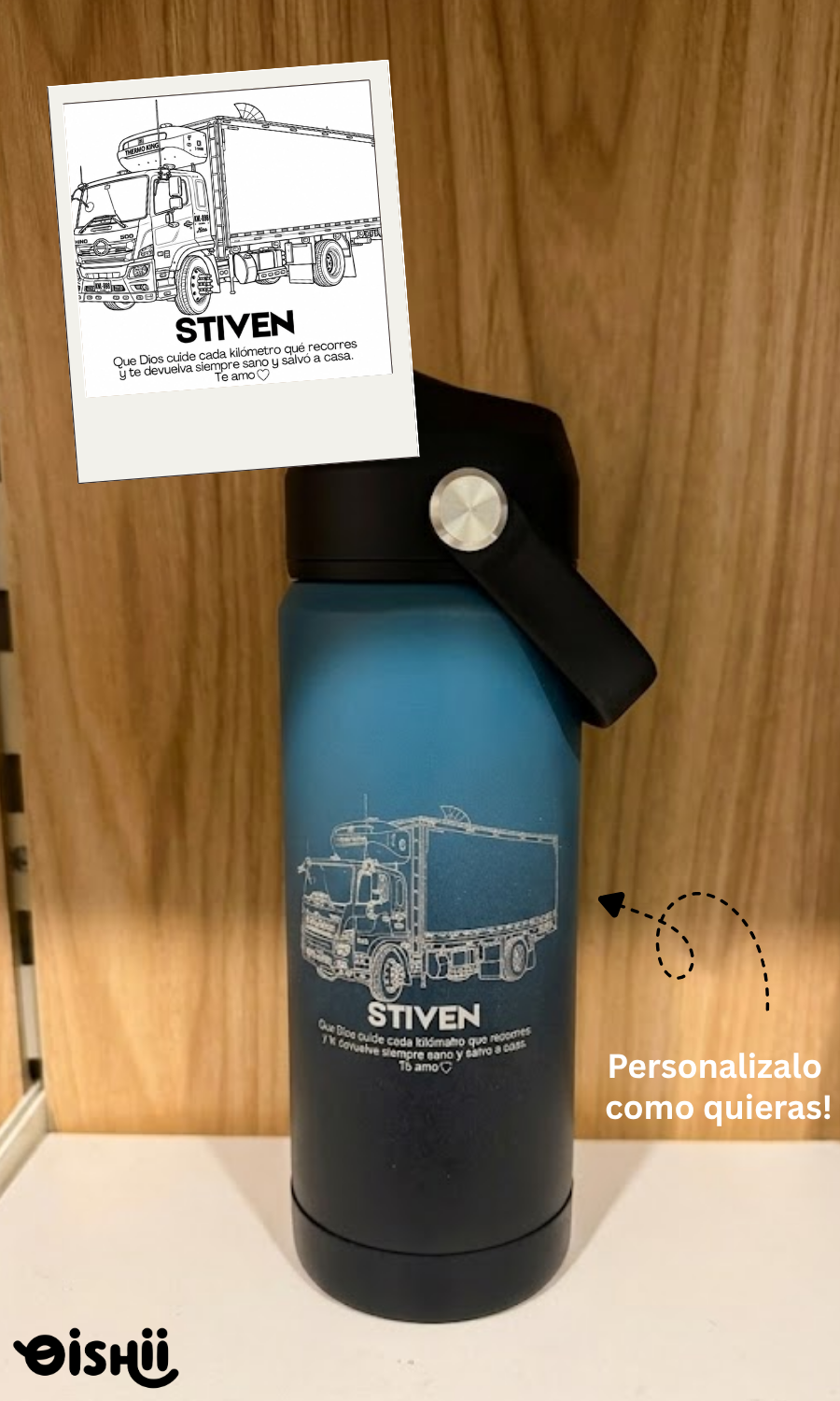MIZU Azul Degrade Negro | 535 ml