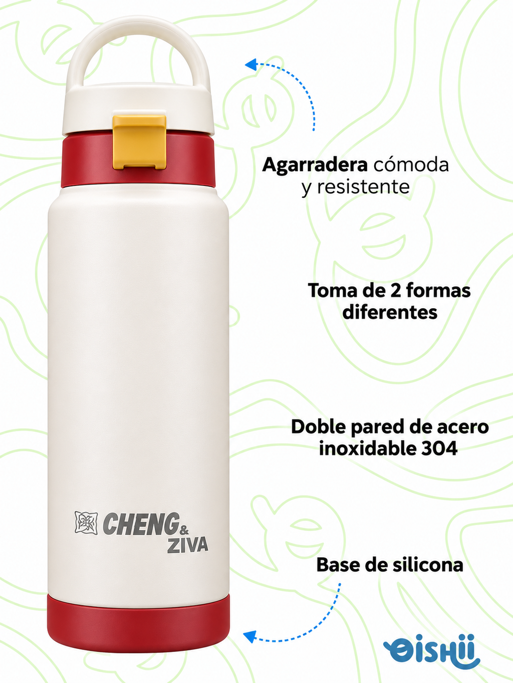 GO Beige Degrade Rojo | 710 ml