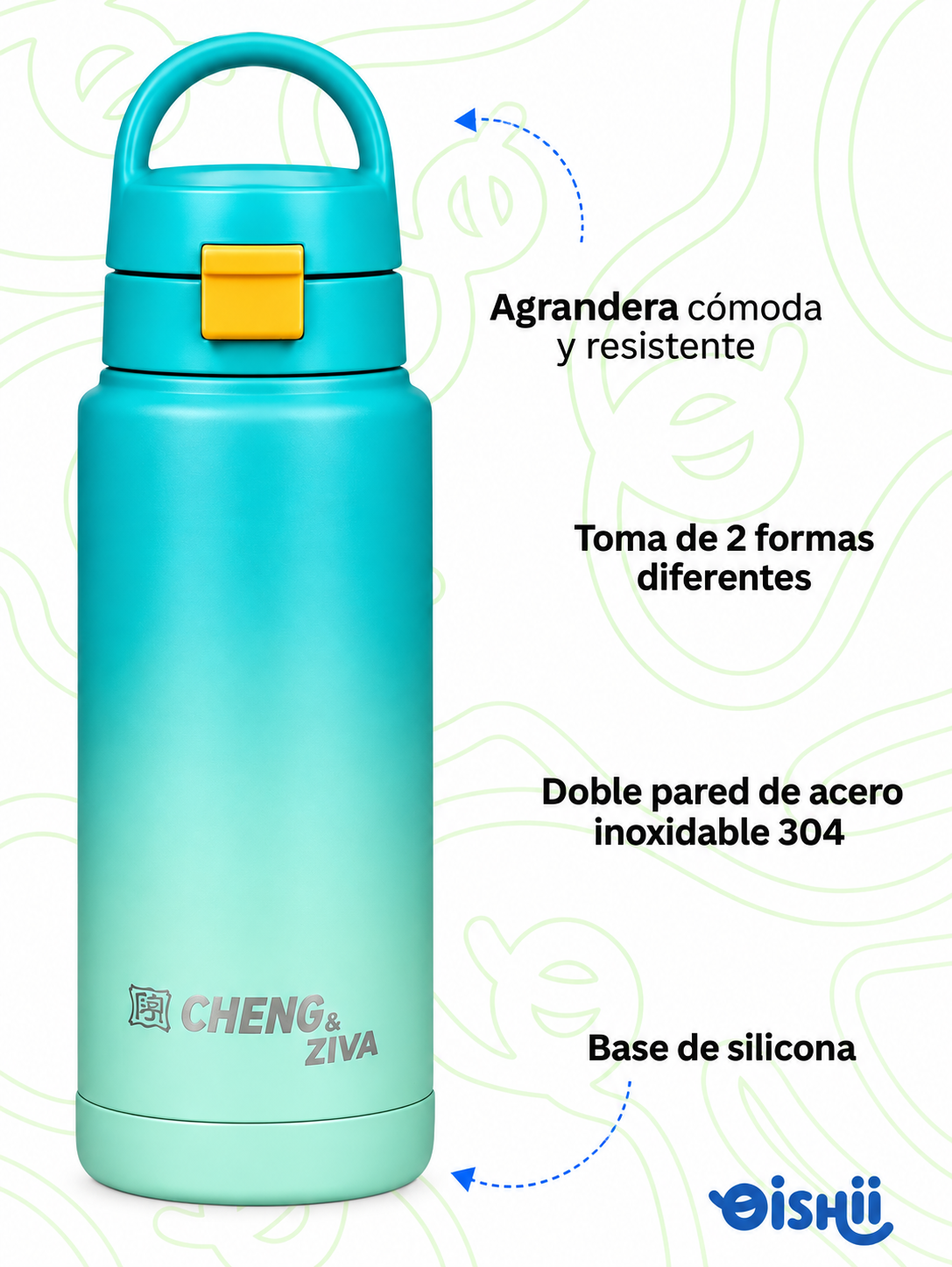 GO Azul Degrade Verde | 710 ml